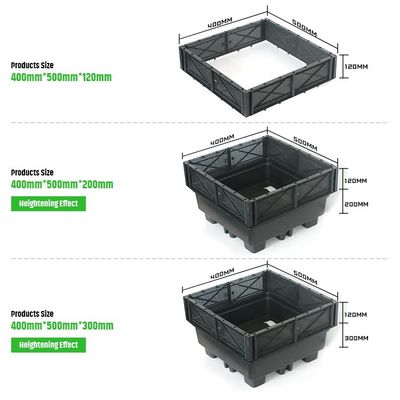 Scelta dello spazio della stanza di supporto vassoio di piante di plastica per giardino domestico vaso di fiori e piantatrice