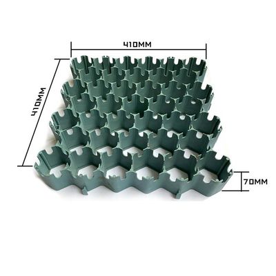 410x410mm Hdpe Green Porous Pavers Interlock Pp Lawn Grid Paving Paver
