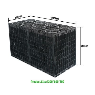 Progettazione del sistema di drenaggio del serbatoio di attenuazione del bacino di raccolta delle acque piovane per la raccolta dell'acqua