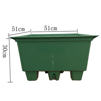 Sedum di forma quadrata Green Roof Tray per piantatore di giardino di plastica grande e pianta verde
