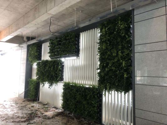 Pianta verde per esterni, piante verticali di plastica per giardini, vasi di impilamento di fiori per pareti verdi con stile