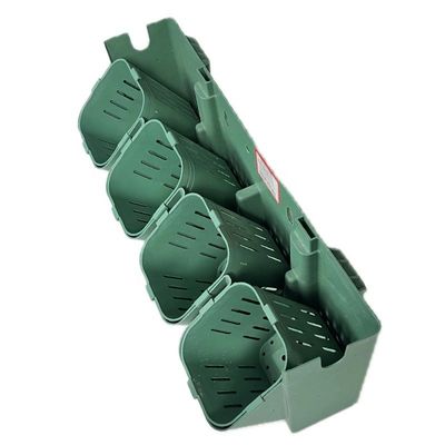 500*5mm piantagione impilabile vaso di fiori di plastica per il verde Living Wall in nero/verde
