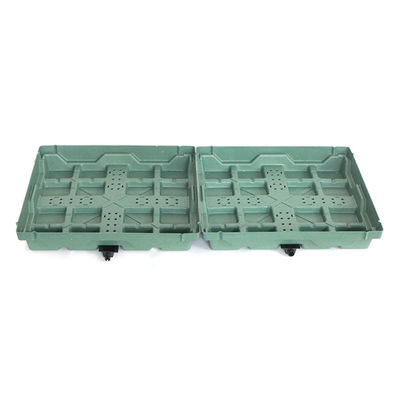 Materiale PP Vaso da giardino decorativo per la produzione di vassoi modulari per tetti verdi