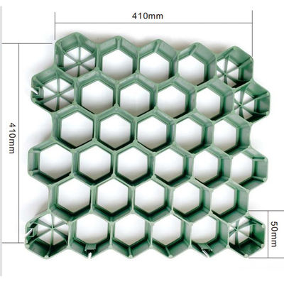 Griglie di pavimentazione permeabile in HDPE verde per l'installazione facile sul vialetto del parcheggio
