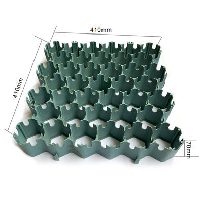 Griglie di pavimentazione permeabile in HDPE verde per l'installazione facile sul vialetto del parcheggio
