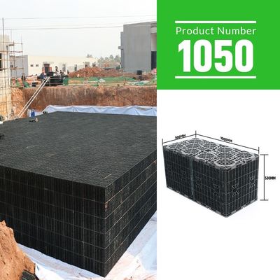 Serbatoio di progettazione di sistemi di raccolta dell'acqua piovana per uso domestico in PP UV con capacità di stoccaggio dell'acqua di 232L