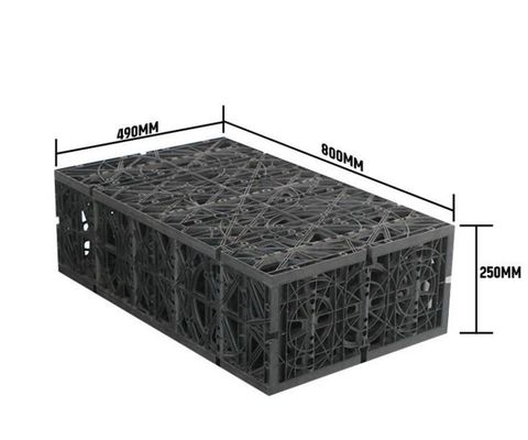 Moduli di acqua piovana intelligenti cassa di immersione plug-in con capacità di stoccaggio di acqua di 117L