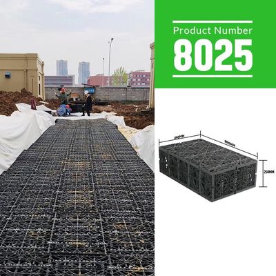 Materiale HDPE tipo plug in Serbatoi sotterranei di ritenzione delle acque piovane Sistemi di trattamento